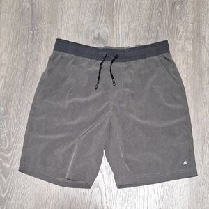 Kenneth Cole Charcoal Drawstring Shorts